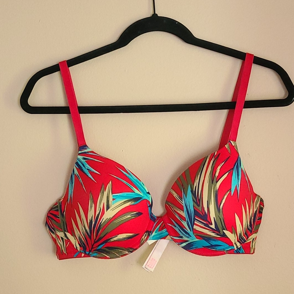 PINK lightly lined bra